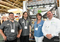 The Team of Green Vault with their innovative sorting machine.